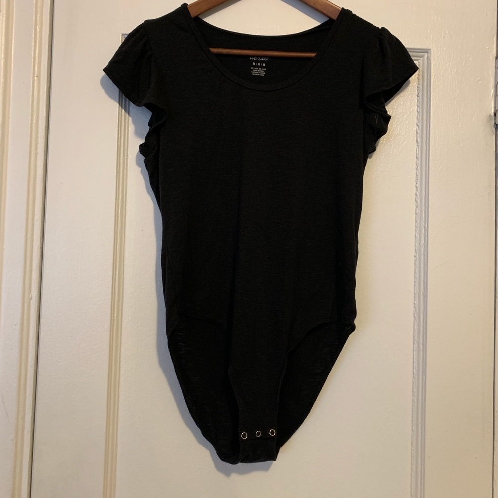 aerie Ruffle Sleeve Bodysuit